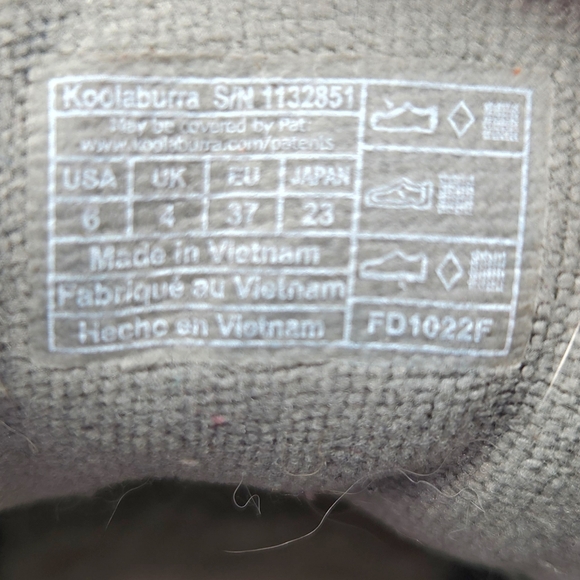 Koolaburra Womens 6 Sundell Fuzz High Top Sneaker Grey Faux Fur Collar By UGG - Picture 11 of 13